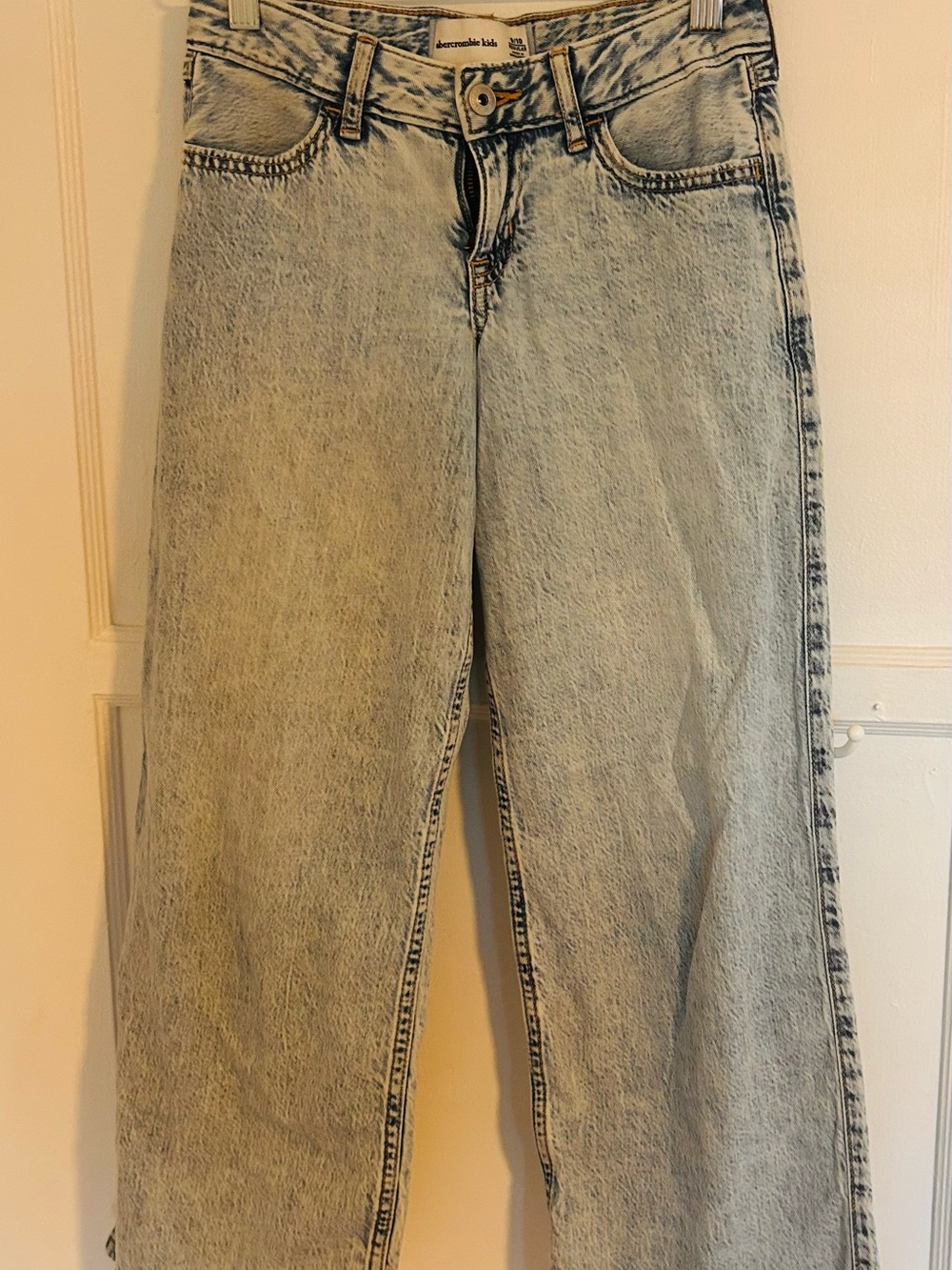 abercrombie kids light blue denim jeans